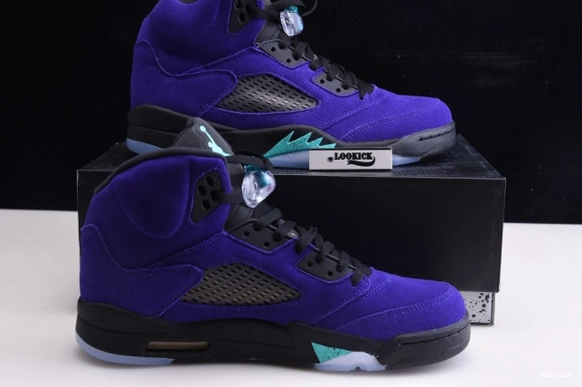 Rep TB Jordan Air Retro Grape 136027-500 5 Alternate 0702